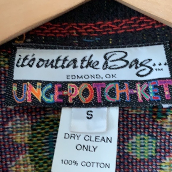 It’s Outta The Bag Unge Potch Ket Vintage Floral Blazer S - Picture 7 of 10